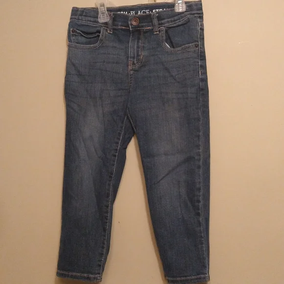 Children's Place Boys Size 5 Stretch Straight Leg Jeans - Picture 1 of 5